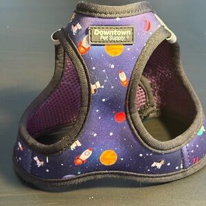 Downtown Pet Supply Space Print Dog Harness Adjustable